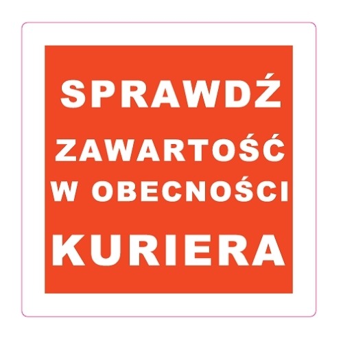 Etykieta Sprawdź przy kurierze
