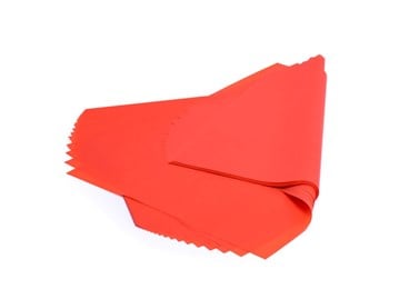 Bibuła ozdobna 20g 50x70cm Koralowa – do pakowania prezentów – 100 ark