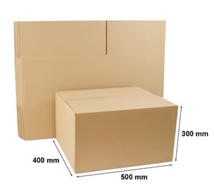 Kartony klapowe 500x400x300mm BC580, 10 sztuk