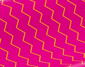 Papier Pakowy Happy Vibes 70cm-25m Różowo-żółty