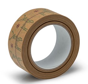 Taśma Świąteczna Papierowa Jelonek Zielony 48mm/50