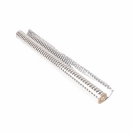 Folia metalizowana w kolorze transparentnym z wzorem gipsówki do owijania prezentów