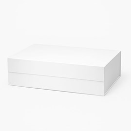 Pudełko Magnetyczne Białe Duże 700x500x200mm XXXL na prezent Ozdobne