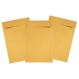 brązowa koperta C5 z paskiem