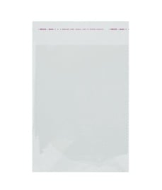 Woreczki foliowe z taśmą klejącą 5x7+2,5cm 100szt