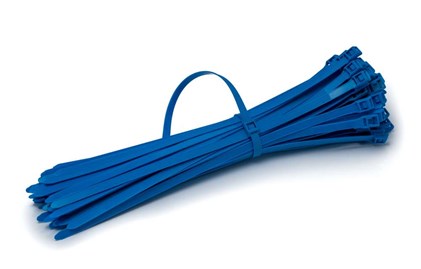 Opaska Zaciskowa - płaski zamek - 400/10 Niebieska