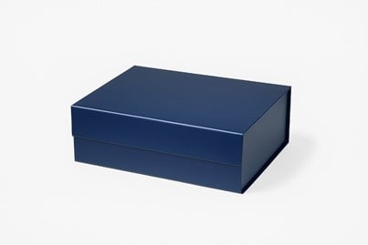 Pudełko Magnetyczne Granatowe 330x255x115mm(zew) A4 Pudełko Prezentowe
