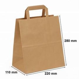 Torba Papierowa Ekologiczna Brązowa
