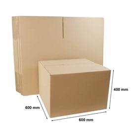 Kartony Klapowe 600x600x400mm, 10 sztuk