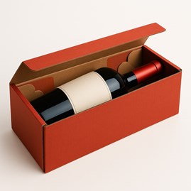 Pudełko K-881 na wino Bordowe