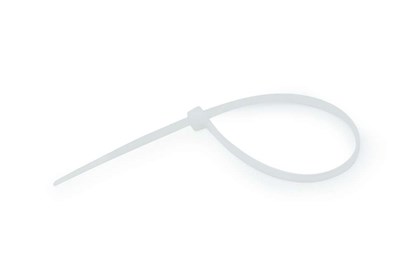 białe opaski zaciskowe