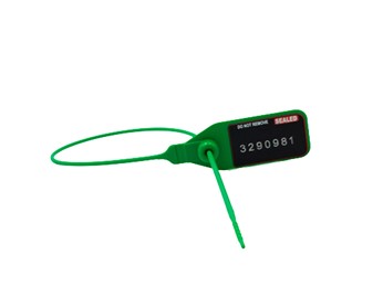 Plomba Plastikowa Unix L 385mm Zielona 10szt.