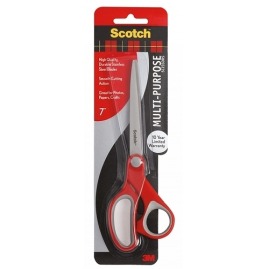 Nożyczki biurowe ergonomiczne Scotch 18cm cz.-sza.