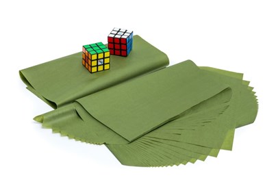 Bibuła ozdobna 20g 38x50cm Zielona Oliwkowa – dekoracyjna –100 arkuszy