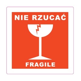 Naklejka Nie rzucać