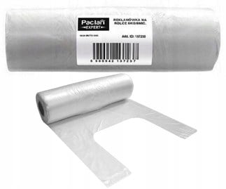 Paclan Expert reklamówki HDPE – 140 sztuk, 5 kg, przezroczyste