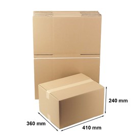 Kartony Klapowe 410x360x240mm, 10 sztuk