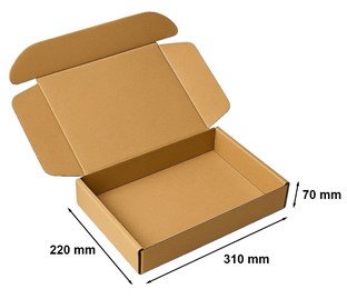 Karton wykrojnikowy 310x220x70mm A4