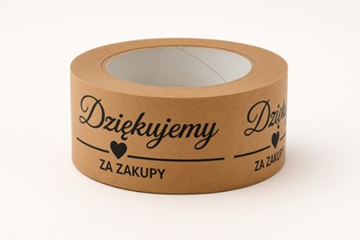 Taśma PAPIEROWA Dziękujemy Za Zakupy 48mm/50m