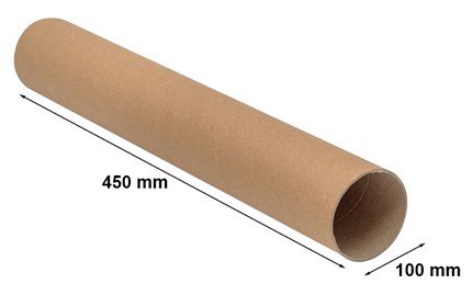 Tuba tekturowa okrągła 100/gr2/L450mm na wydruki formatu A2