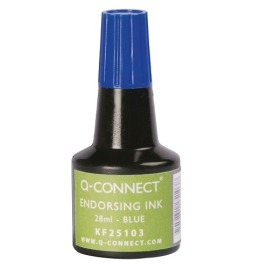 Tusz do Pieczątek Q-Connect 28ml Niebieski