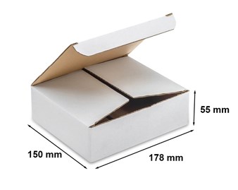 Biały karton wykrojnikowy