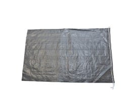 Worki PP 50x80cm Czarne laminowane - 10szt