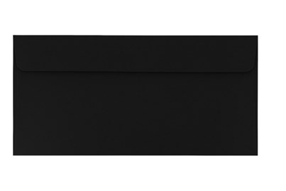 Koperty Ozdobne DL HK Czarne 120g 50 sztuk - Na Zaproszenia - Na Bon