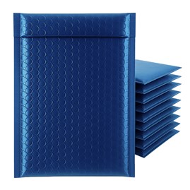 Koperty bąbelkowe metaliczne niebieskie