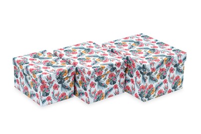 Zestaw pudełek PROSTOKĄT DŻUNGLA (3 szt)