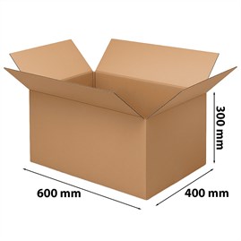 karton klapowy brązowy