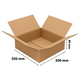 Karton klapowy 300x300x80