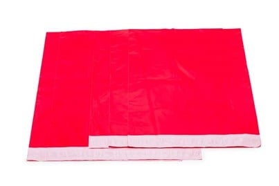 Koperty foliowe 240x325mm CZERWONE FB02/C4 - 50szt