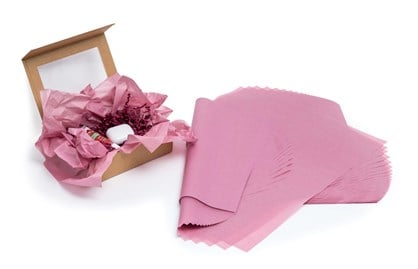 Bibuła Gładka 50x70cm Różowy Brudny 100 arkuszy