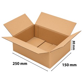 Karton klapowy 250x150x80 mm