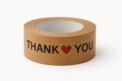 Taśma PAPIEROWA Thank You 48mm/50m