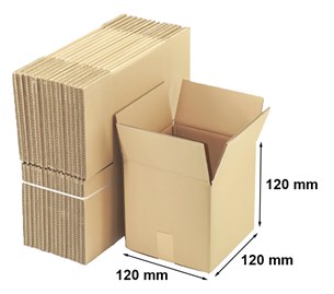 Kartony Klapowe 120x120x120mm, 50 sztuk