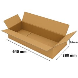 Karton do paczkomatu InPost Gabaryt A 640x380x80mm