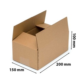 średni karton klapowy