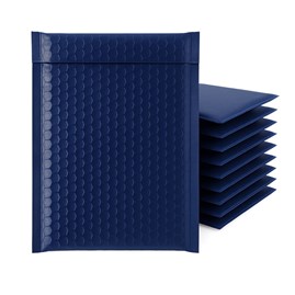 Koperta Bąbelkowa Metaliczna 230x324 mm Granatowa – Opakowanie 100 szt