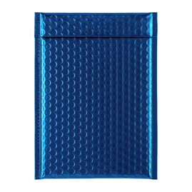 Niebieska koperta metaliczna z folią pęcherzykową