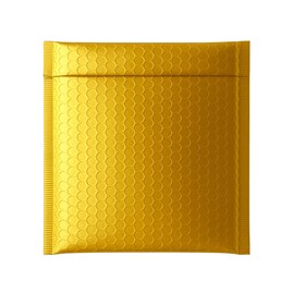 Złota koperta metaliczna 165x165mm
