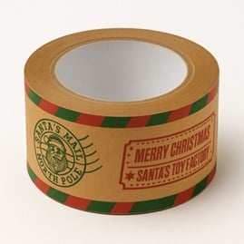 Taśma Świąteczna Papierowa Santa Claus 48mm/50m