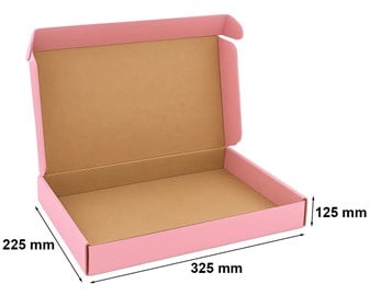 Karton Wykrojnikowy 325x225x125(zewn) Różowy