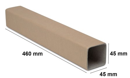 Tuba kwadratowa 45mm/gr2,5mm/L460 A2