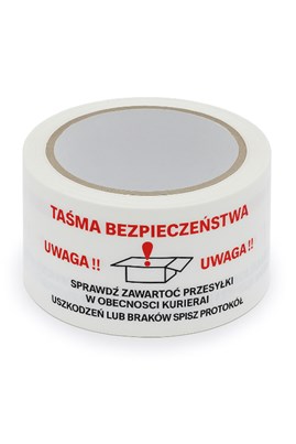 Taśma bezpieczeństwa z nadrukiem