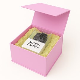 Pudełko magnetyczne 150x150x150mm Różowe