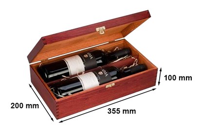 podwójna skrzynka na wino