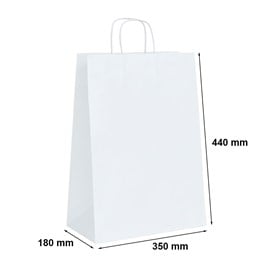 Torba Papierowa Biała