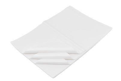Bibuła ozdobna 20g 50x70cm Biała – do pakowania prezentów – 50 arkuszy
